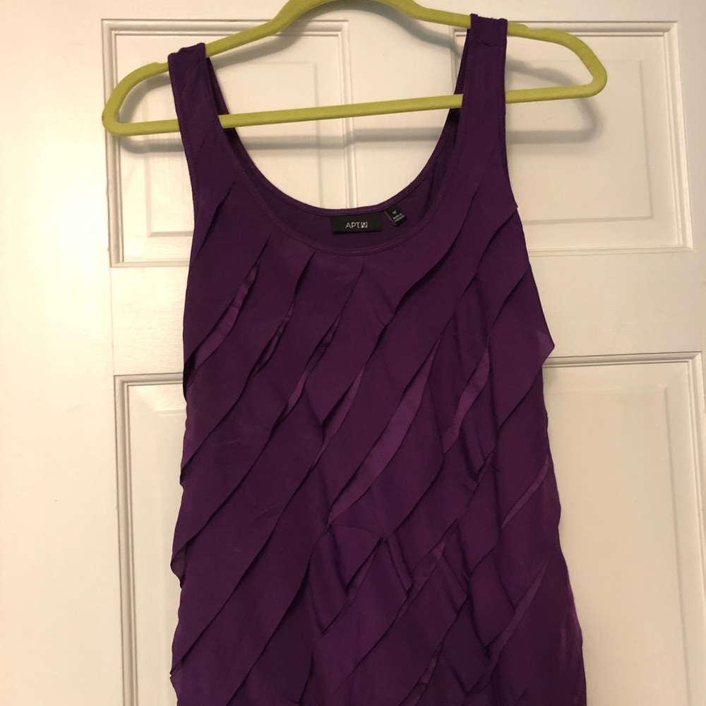 Apartment 9 purple sleeveless top. Medium.